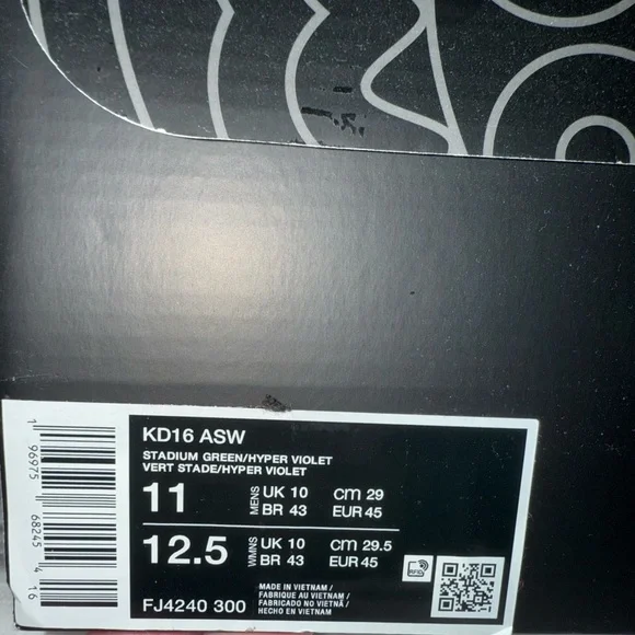 Nike KD16 ASW Men’s size 11 GUC - Picture 3 of 12